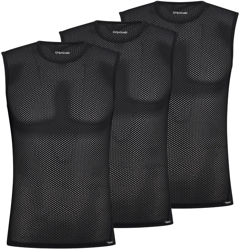 GripGrab Ultralight Sleeveless Mesh Base Layer 3er-Pack 3 GripGrab Ultralight Sleeveless Mesh Base Layer 3er-Pack