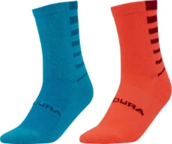 Endura Coolmax Stripe Damen Socken 2er-Pack -Kleidung 434506