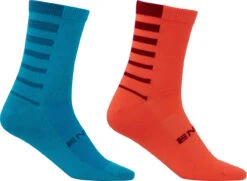 Endura Coolmax Stripe Damen Socken 2er-Pack -Kleidung 434508