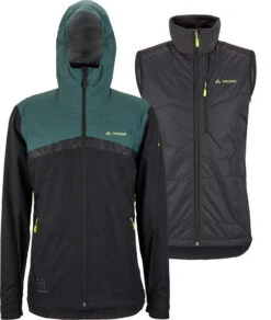 VAUDE Mens All Year Moab 3in1 Rain Jacket -Kleidung 476248